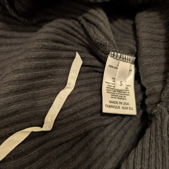 Are You Am I Minka Long Sleeve Top Black S - Picture 5 of 5